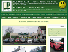 Tablet Screenshot of highlanegarage.co.uk